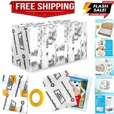 200 Pack Trading Card Shipping Protector 3.5'' x 4.5'', Strong Hard Plastic I...