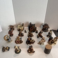 Boyds Bears And Friends Resin Figurines Lot Of 21 Mosty 1990s Some 2000