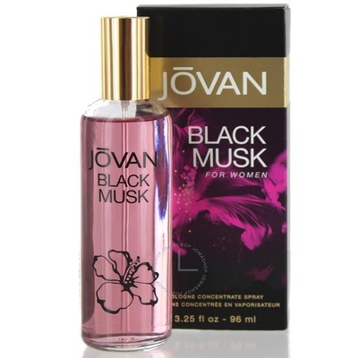 Jovan Black Musk Women's Cologne Concentrate 3.25oz Spray Sensual Musk