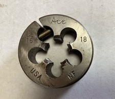 ACE Adjustable Die 9/16β-18 NF made in USA