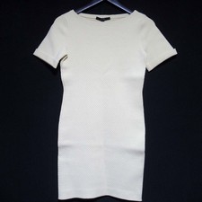 Gucci Women's Short Sleeve Quilted Knit Dress XS Yellow Used