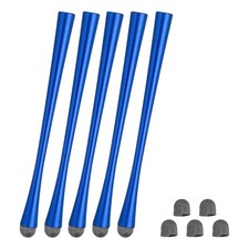 5 Pcs Slim Waist Stylus Pens for Touch Screen, Universal Capacitive Stylus, Blue