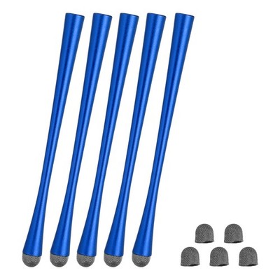5 Pcs Slim Waist Stylus Pens for Touch Screen, Universal Capacitive Stylus, Blue