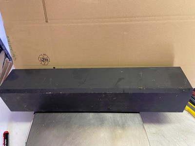 PA 6G schwarz, L 360mm, B 100mm, D 100mm, 1 Stück, Plattenmaterial, Halbzeug