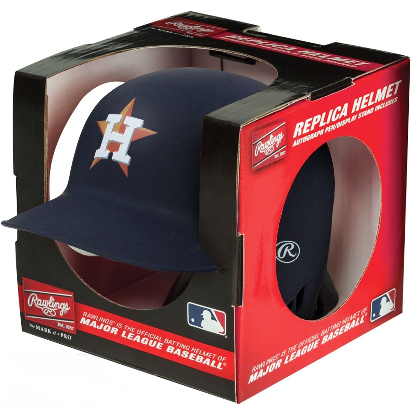 Houston Astros Matte Navy Blue MLB Rawlings Replica Baseball