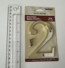Gate House Metal Number 2