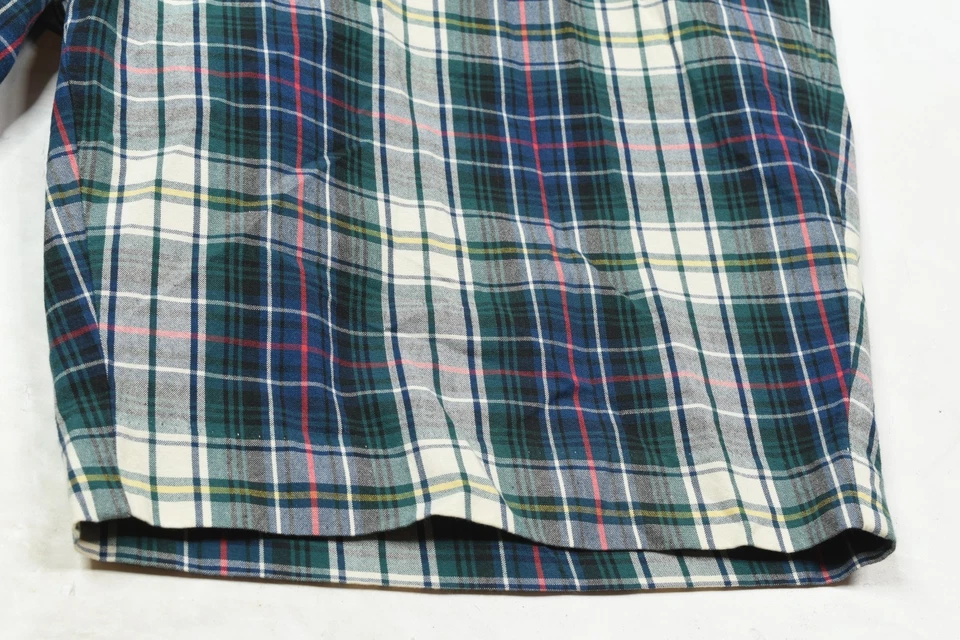 Vintage Polo Ralph Lauren Shorts Mens 42 Blue White Plaid Cotton Classic Fit - Image 4 of 4