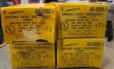 Hubbell GF-5252-I Ground Fault Receptacle 4pc NEW