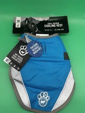 NEW Canada Pooch - Chill Seeker Dog Cooling Vest, Breathable Mesh Blue Size 10