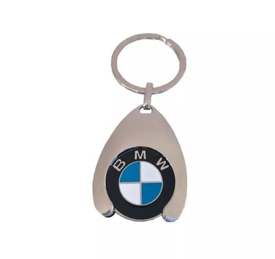BMW Schlüsselanhänger mit Einkaufswagenchip Keyring Chip 80272446749