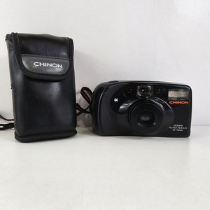 Chinon ZC 200 Point & Shoot 35mm Film Camera With Case Tested Working