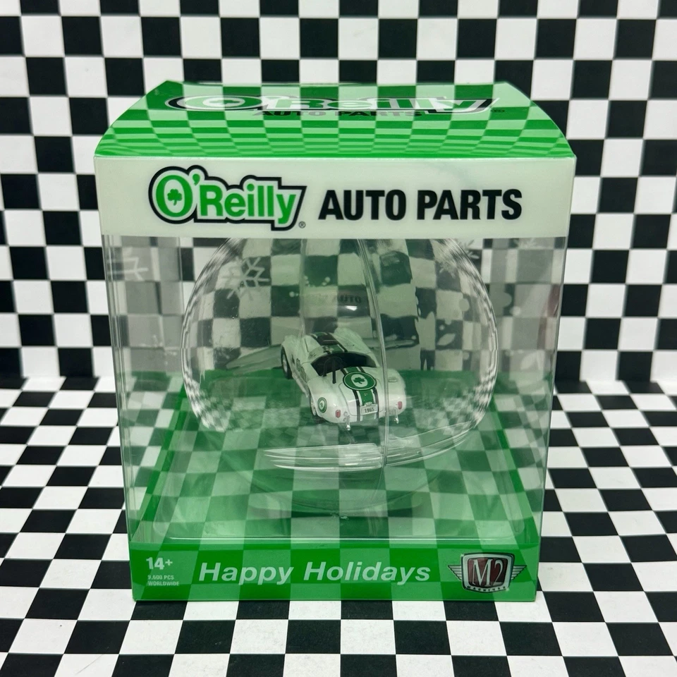 🎄 M2 Machines O'Reilly Exclusive 1965 Shelby Cobra CHRISTMAS ORNAMENT 2025 New - Image 4 of 4