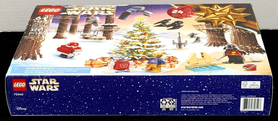 BRAND NEW! LEGO STAR WARS 75340 ADVENT CALENDAR / CHRISTMAS / DARTH VADER - Image 4 of 4