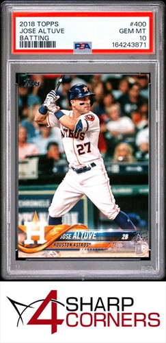 2018 TOPPS #400 JOSE ALTUVE ASTROS PSA 10