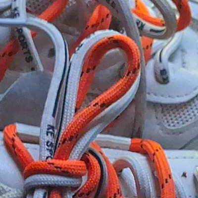 Be Sport White/Orange Athletic Sneaker Lace-Up Low Top Activewear Casual YL-30