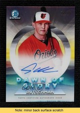 2020 Bowman Chrome Dawn of Glory 72/75 Adley Rutschman #DGA-AR Auto READ 12jj