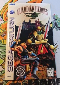 Guardian Heroes Sega Saturn CIB W. Reg Card. Ships With Protector