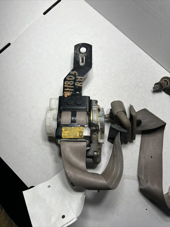 Kia Optima 2004 pasajero cinturón de seguridad delantero retractor OEM bronceado Foto 3 de 4