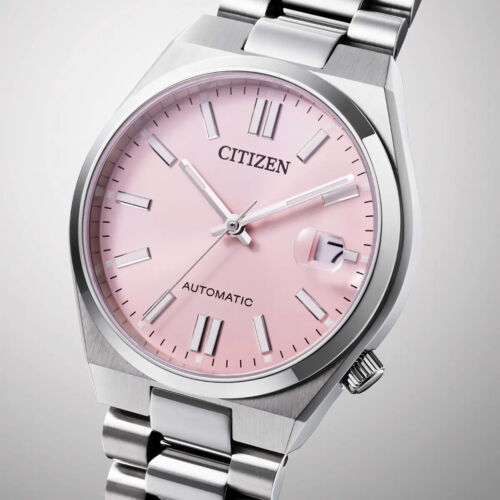 Citizen Tsuyosa NJ0200-50Z Automatic Sapphire Pink Dial Stainless Steel - 第 5/7 張圖片