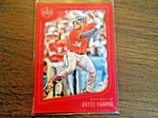 2019 Panini Diamond Kings Baseball Red Bryce Harper Washington Nationals