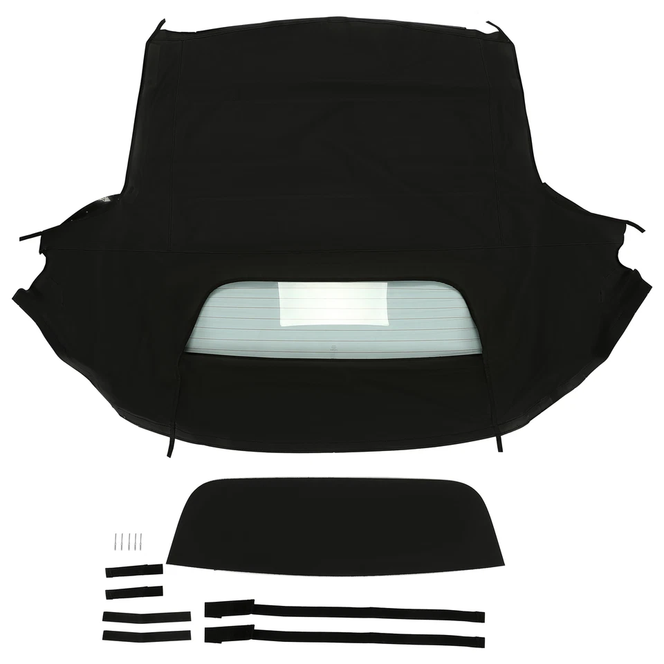 Se adapta a Honda S2000 1999-2009 convertible techo blando y ventana de vidrio térmico negro Foto 4 de 4