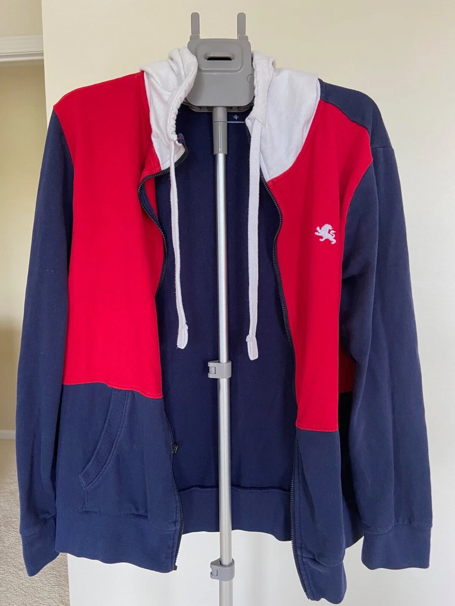 MENS EXPRESS HOODIE ZIP UP JACKET LONG SLEEVE SWEATSHIRT POCKETS