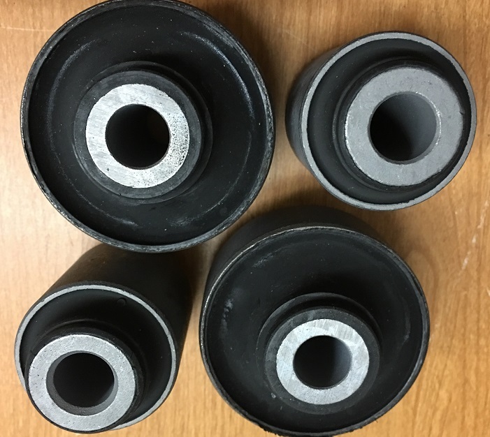 4-Piece Front Lower Control Arm Bushing Set For Honda Odyssey 1999-2004 - Steel/Rubber Replacement