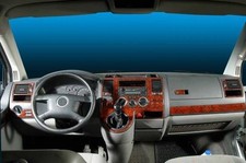 Cockpit Dekor für VW T5 ab Bj. 2003 - 2009 Wurzelholz Design 29 tlg.NEU