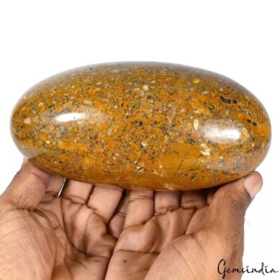 1.5Kg Natural Untreated Mariam Jasper Huge Gem Egg Shane Crystal Healing Mineral
