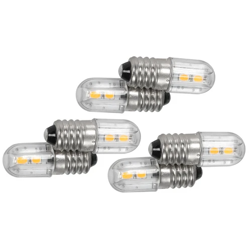 1/2/6/10Stk E10 6V LED-Schraubsockel Birne Warmweiß Leuchtmittel Lampe Leuchte - Bild 8 von 16