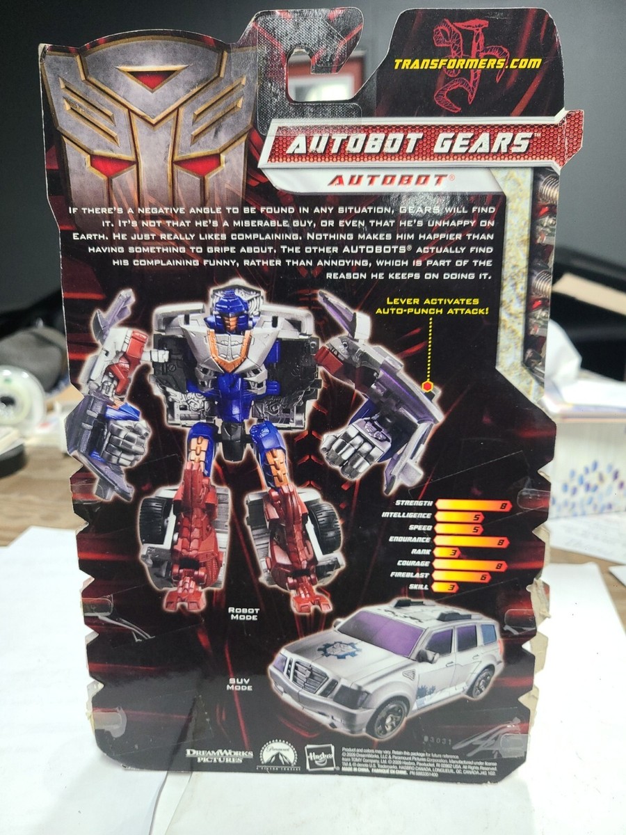 トランスフォーマー オートボット ギアーズ AUTOBOT GEARS Hasbro Transformers Movie Series 2 Deluxe Class - Autobot