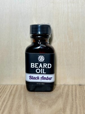 Wet Shaving Products Black Amber Beard Oil 1oz