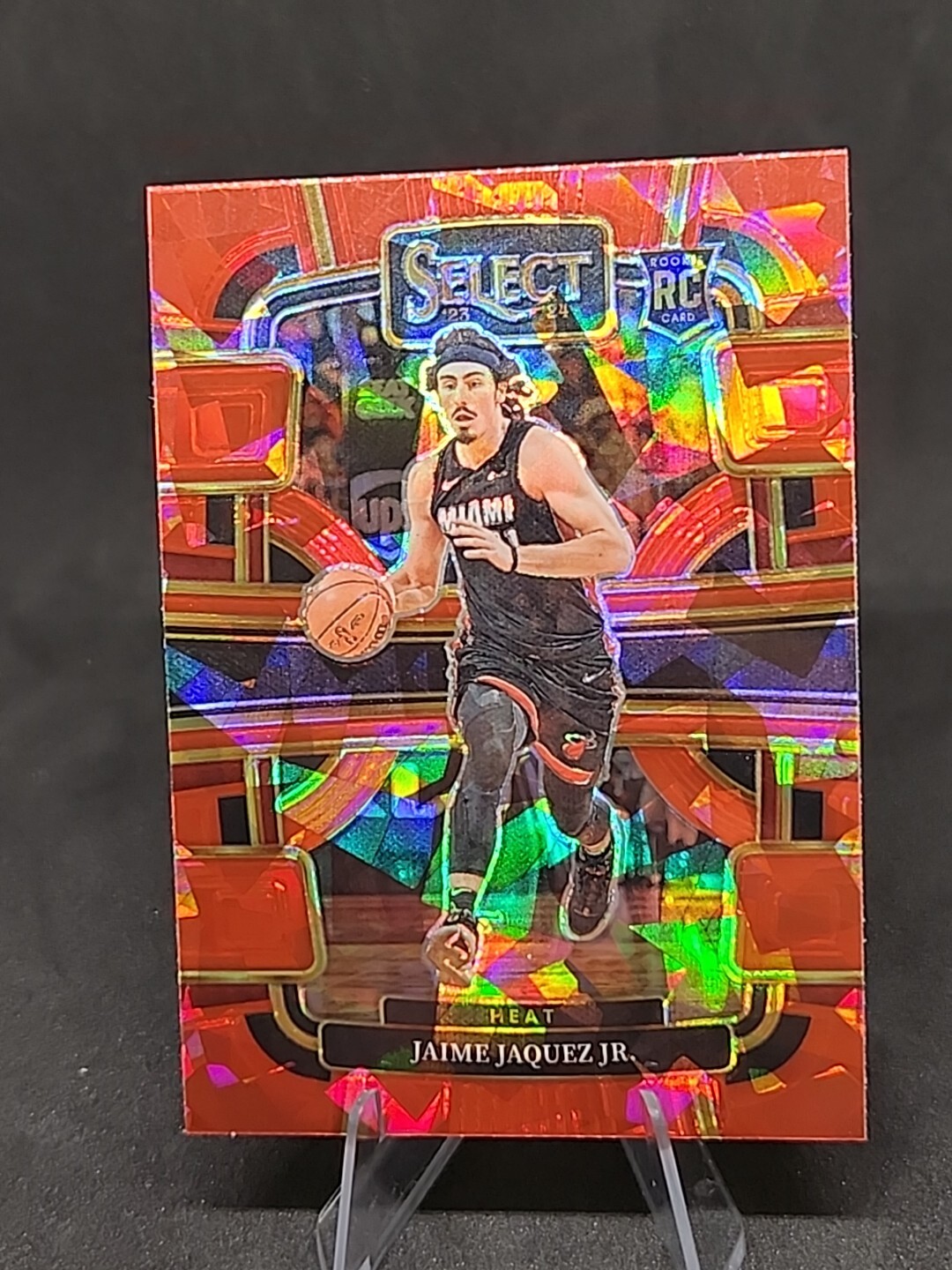 2023-24 Select Concourse Jaime Jaquez Jr. #100 RC Rookie Red Cracked Ice Prizm