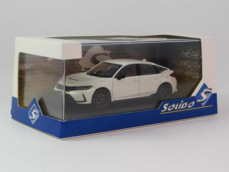 1/43 Honda Civic Type R 2022 White Diecast Model Car by Solido