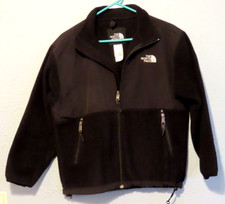 The North Face Denali Fleece Black Jacket Youth Junior Size Boys Read Descriptio