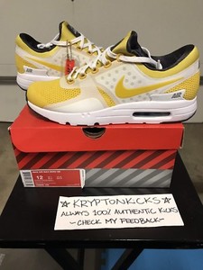 nike air max zero yellow