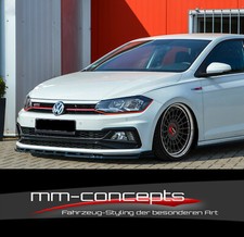 CUP Spoilerlippe für VW Polo 6 VI GTI 2G AW Frontspoiler Spoilerschwert Lippe