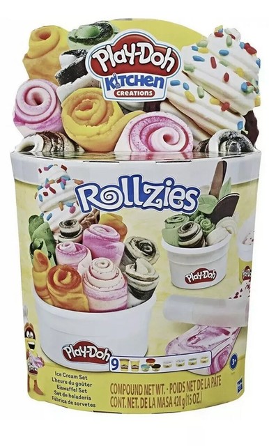 4 colors play doh ice