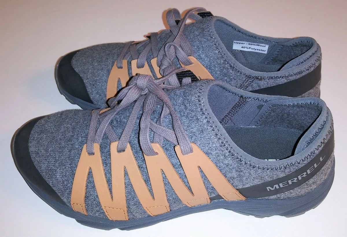 New Merrell Riveter Wool sneakers Womens Size 8.5 Charcoal