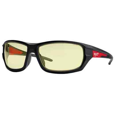 Milwaukee 48-73-2121, Performance Safety Glasses, Fog-Free Yellow Lenses - NEW!