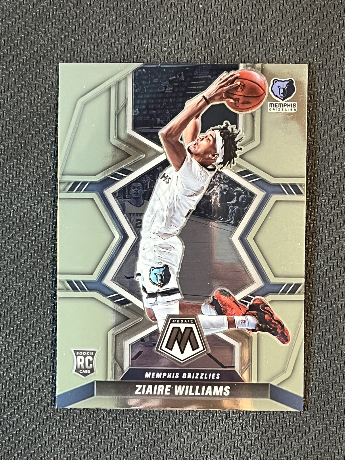 Ziaire Williams 2021-22 Panini Mosaic Base Rookie RC #216 Memphis Grizzlies