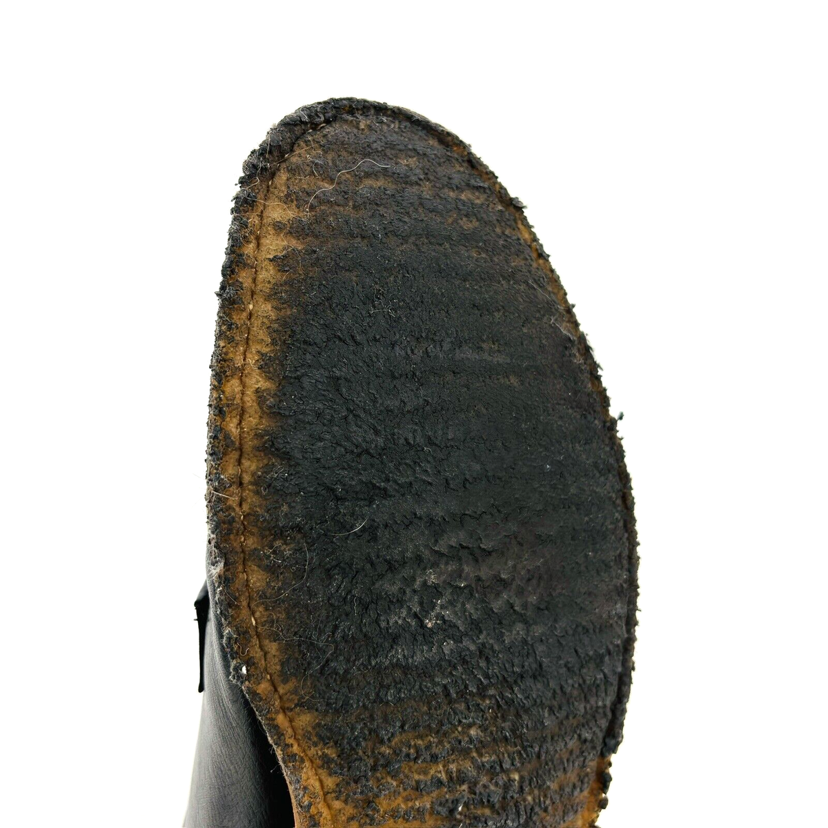 Mens 11.5 D Frye James Crepe Sole 84608 Black Leather Plain 