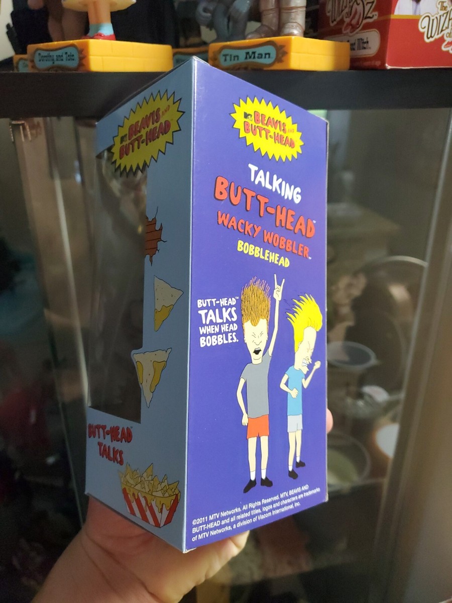 Funko Wacky Wobbler Bobblehead Talking BEAVIS CORNHOLIO +