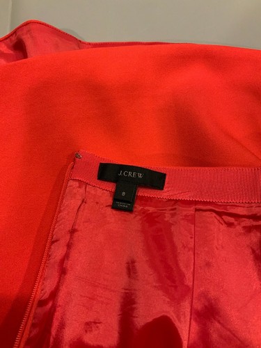 J. Crew Red A-Line Short Skirt, Size 8 - Bild 5 von 5