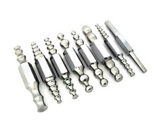 Large Highly Polished Large Double Ended Forming Stakes Set Of 8