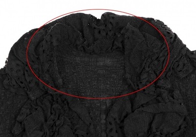ISSEY MIYAKE me Cotton Ruffled Cauliflower Jacket Size Free(K 