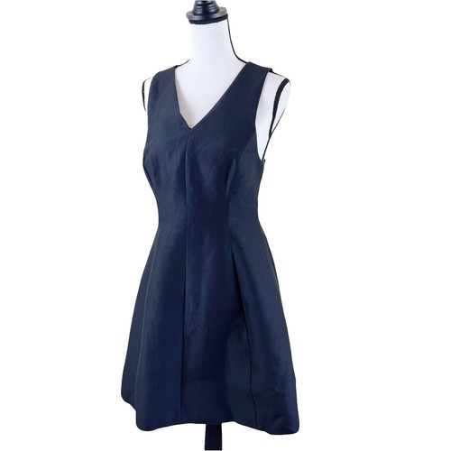 halston heritage silk faille dress Halston Heritage Folded Drapes Silk Faille Dress