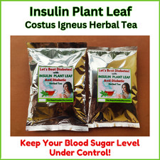 Insulin Plant Leaves/Leaf Costus Igneus Powder Diabetic Herbal Organic Tea Bags