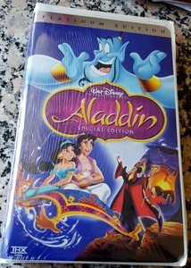 Aladdin Walt Disney Special Platinum Edition Rare New Factory Sealed Vhs Tape 786936224191 Ebay