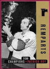 2022 Quebec Remparts 25th Anniversary GUY LAFLEUR #C4 Champions 7/20 **ERROR**